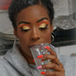 gold cut crease eye makeup